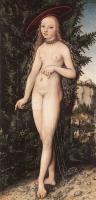 Lucas il Vecchio Cranach - Venus Standing in a Landscape